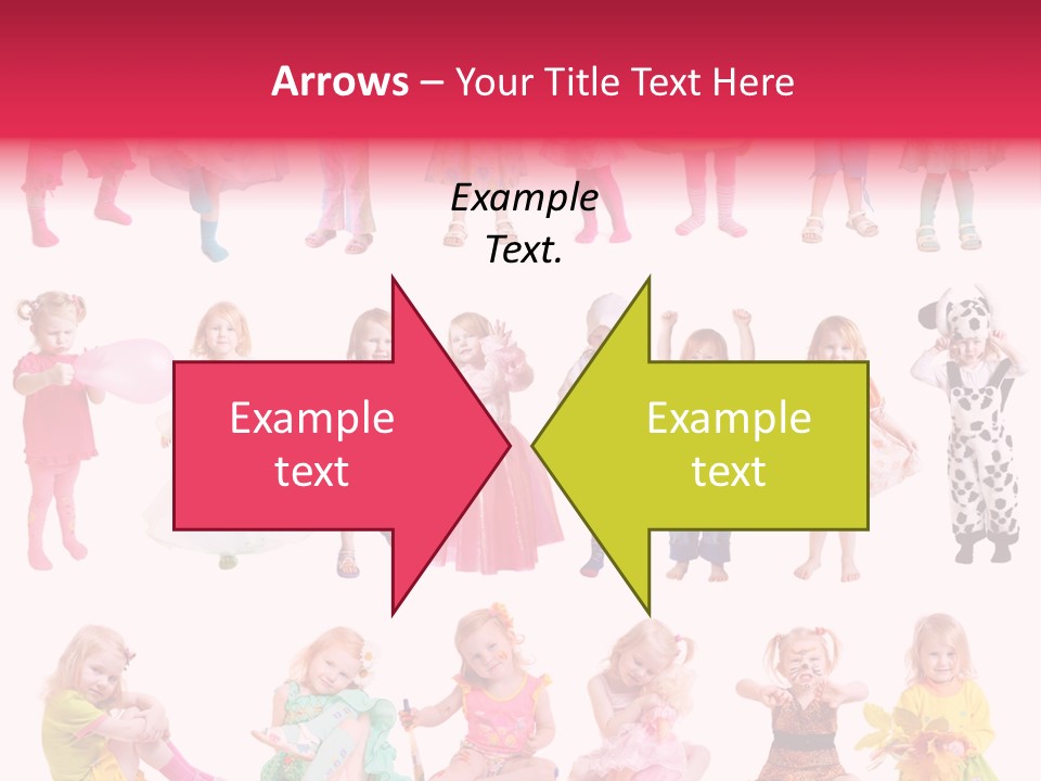 Cheerful Adorable Girl PowerPoint Template