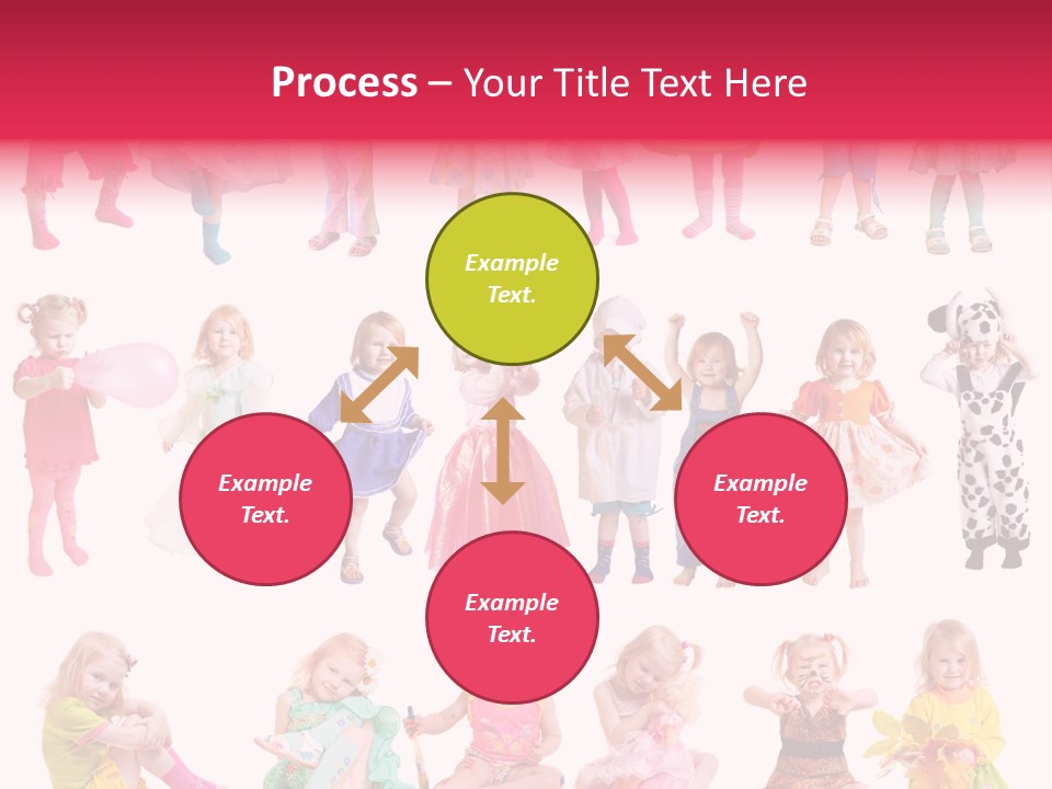 Cheerful Adorable Girl PowerPoint Template