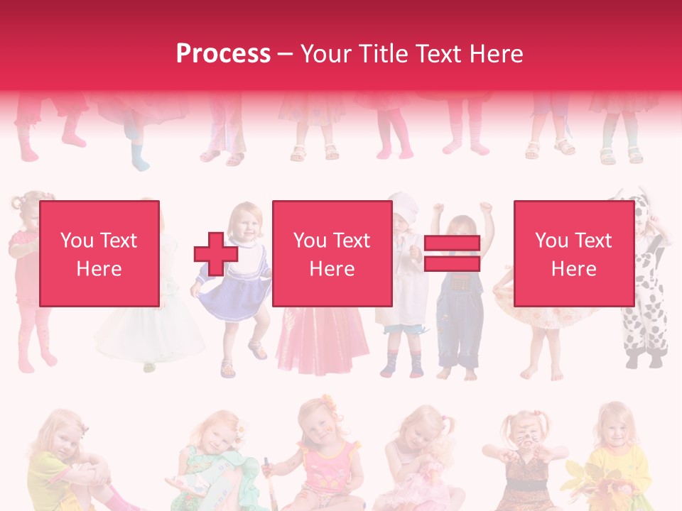 Cheerful Adorable Girl PowerPoint Template