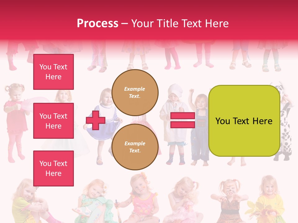 Cheerful Adorable Girl PowerPoint Template