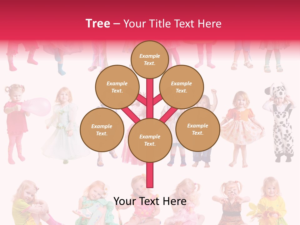 Cheerful Adorable Girl PowerPoint Template