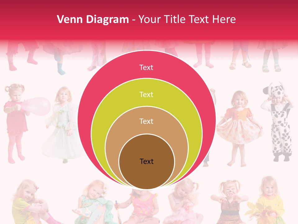 Cheerful Adorable Girl PowerPoint Template