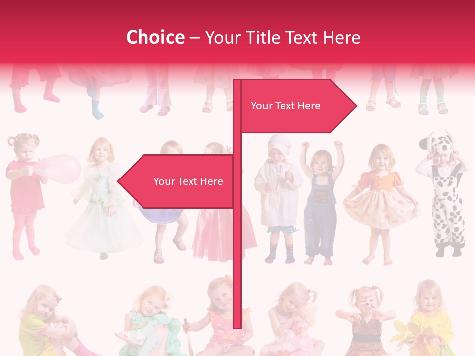 Cheerful Adorable Girl PowerPoint Template