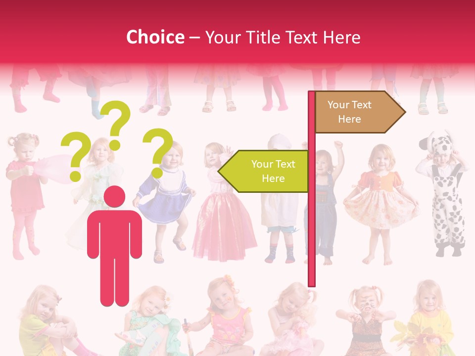 Cheerful Adorable Girl PowerPoint Template