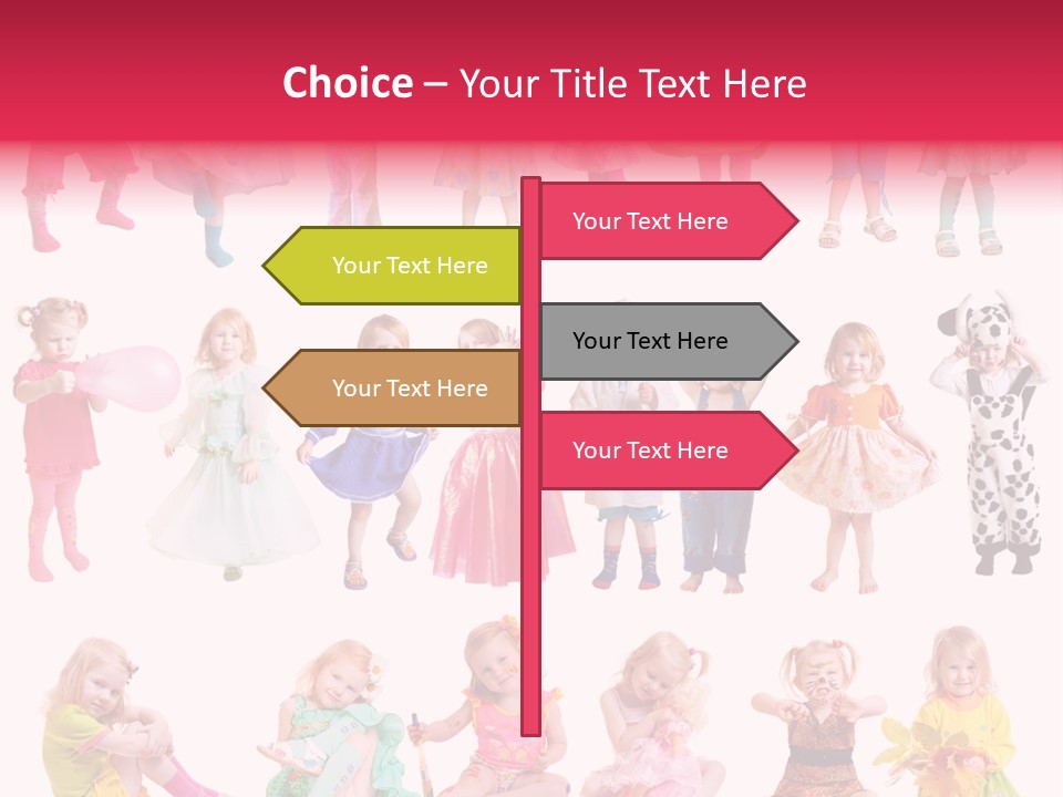 Cheerful Adorable Girl PowerPoint Template