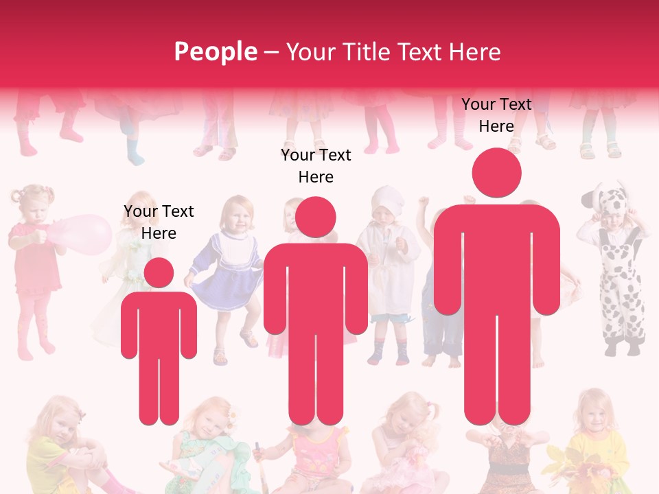 Cheerful Adorable Girl PowerPoint Template