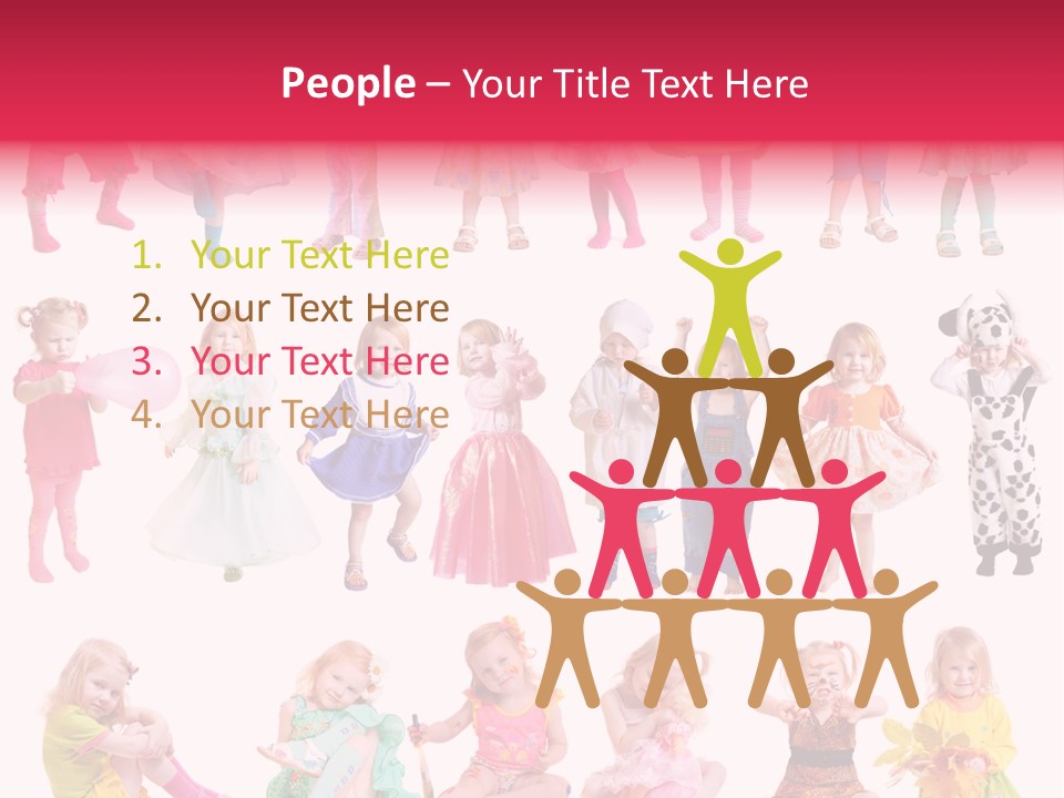 Cheerful Adorable Girl PowerPoint Template