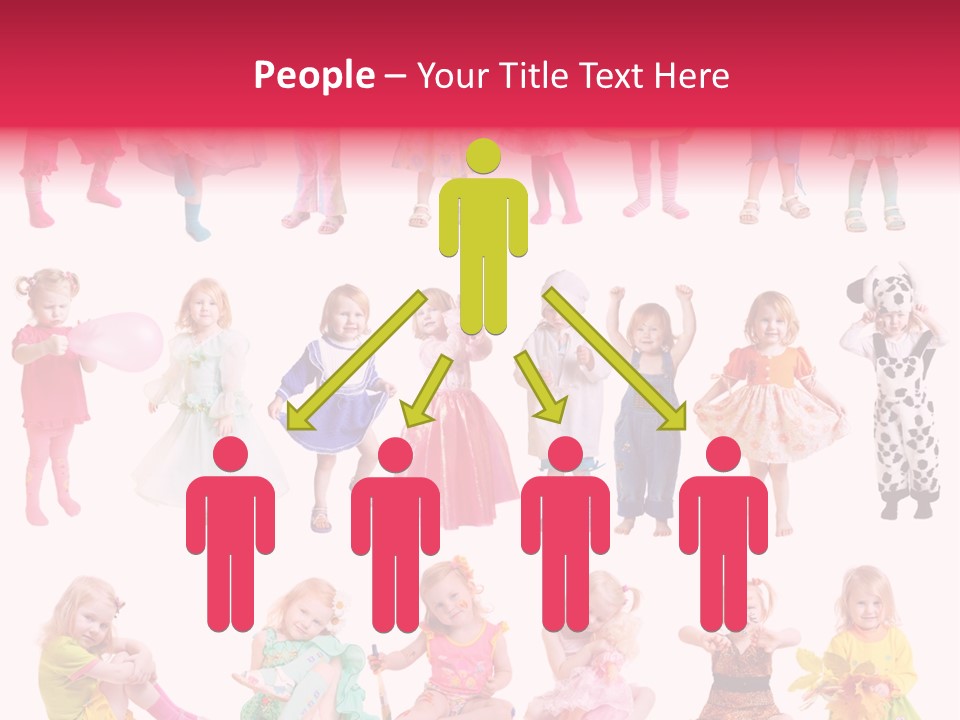 Cheerful Adorable Girl PowerPoint Template