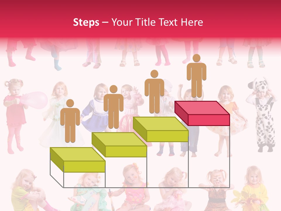 Cheerful Adorable Girl PowerPoint Template