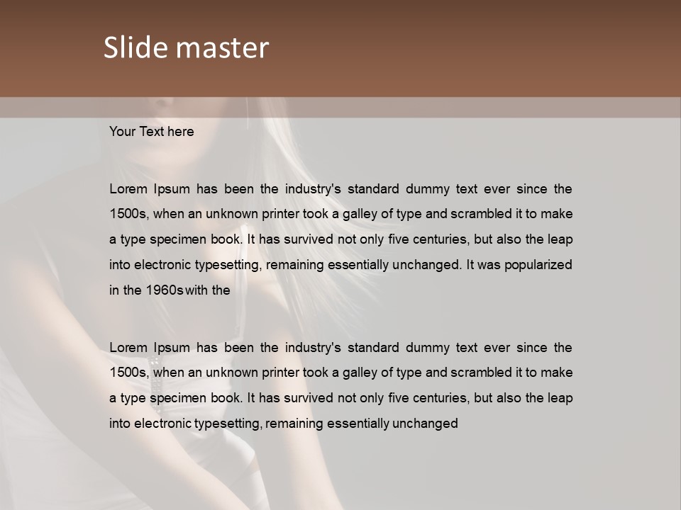 Health Beautiful Sensuality PowerPoint Template