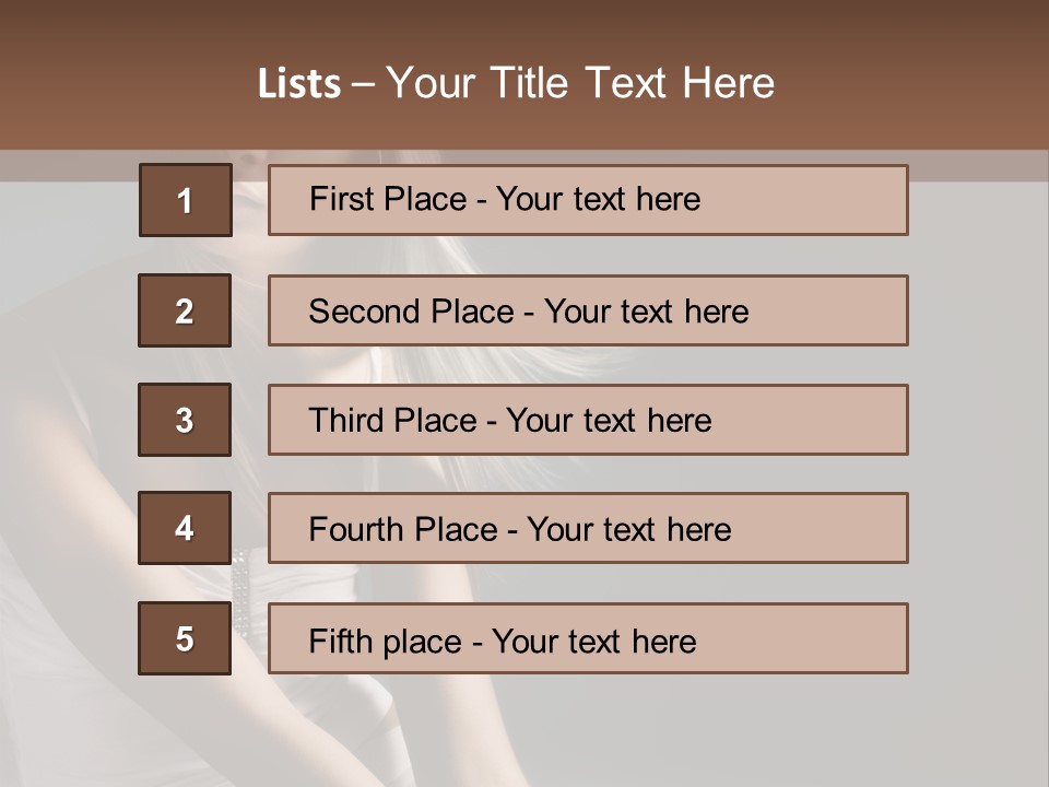 Health Beautiful Sensuality PowerPoint Template