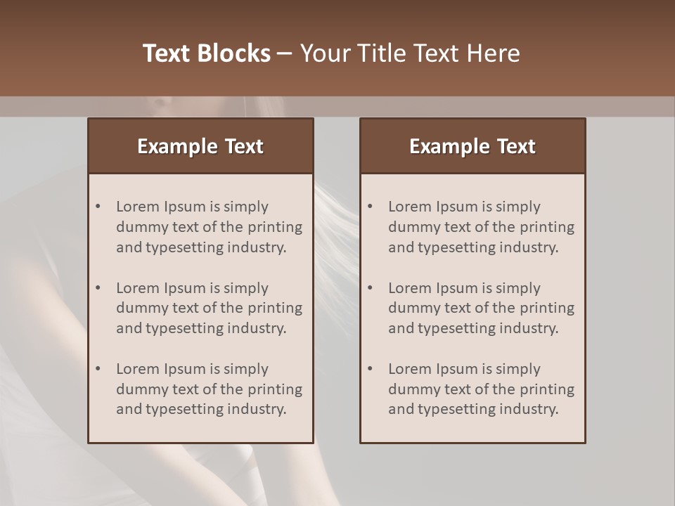 Health Beautiful Sensuality PowerPoint Template