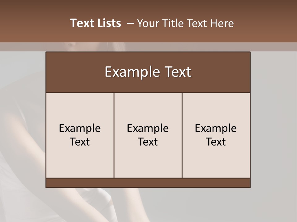 Health Beautiful Sensuality PowerPoint Template