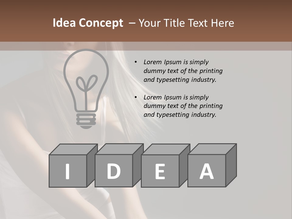 Health Beautiful Sensuality PowerPoint Template