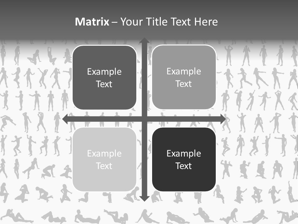 Girl Posing Element PowerPoint Template