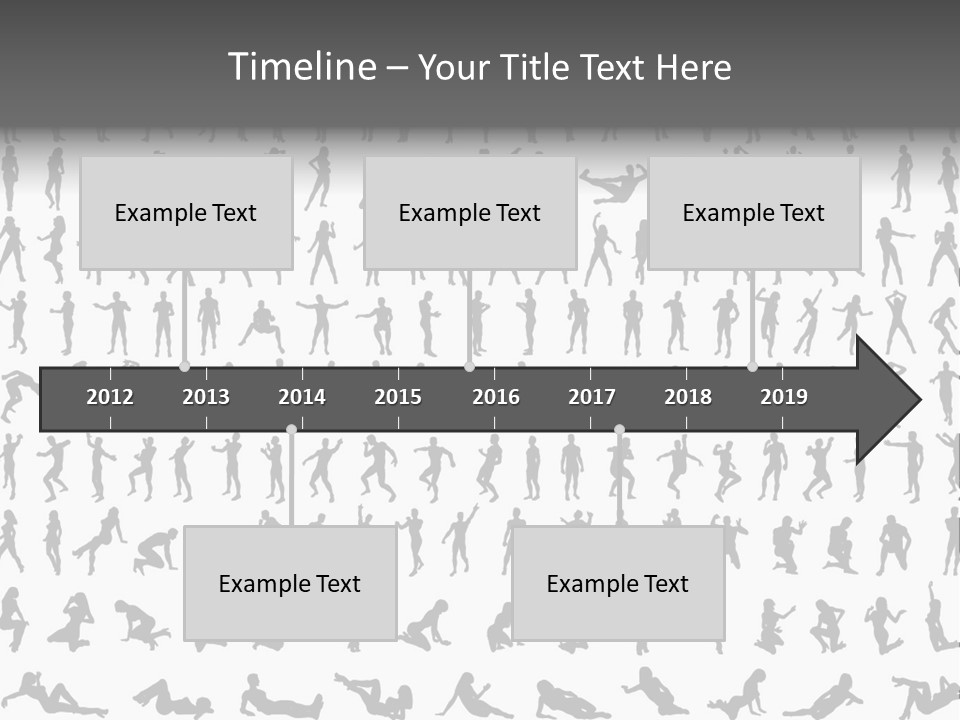 Girl Posing Element PowerPoint Template
