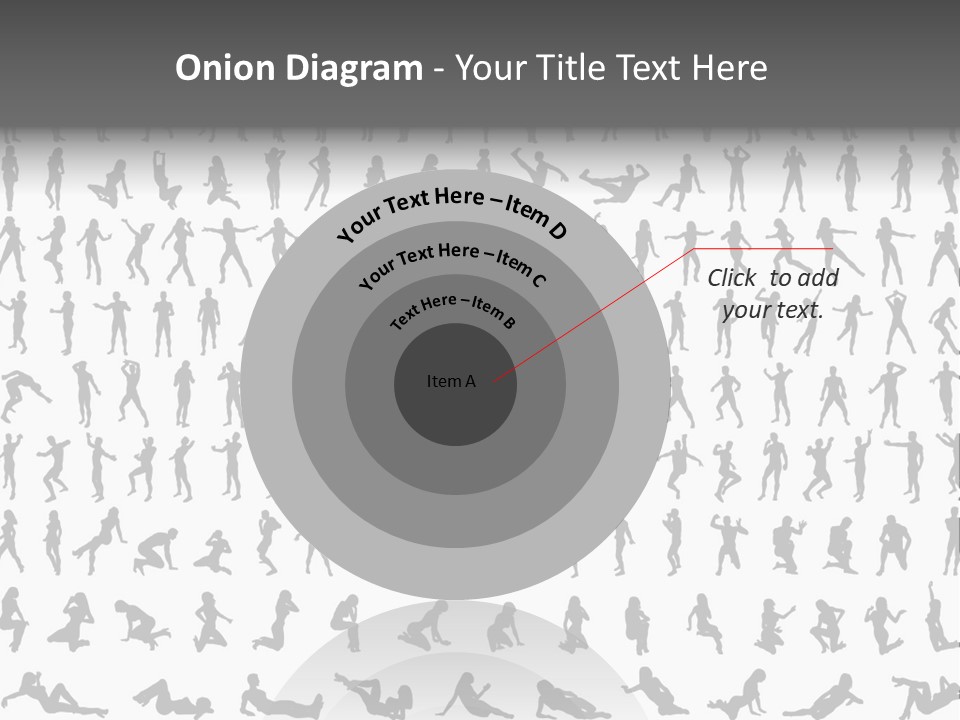 Girl Posing Element PowerPoint Template