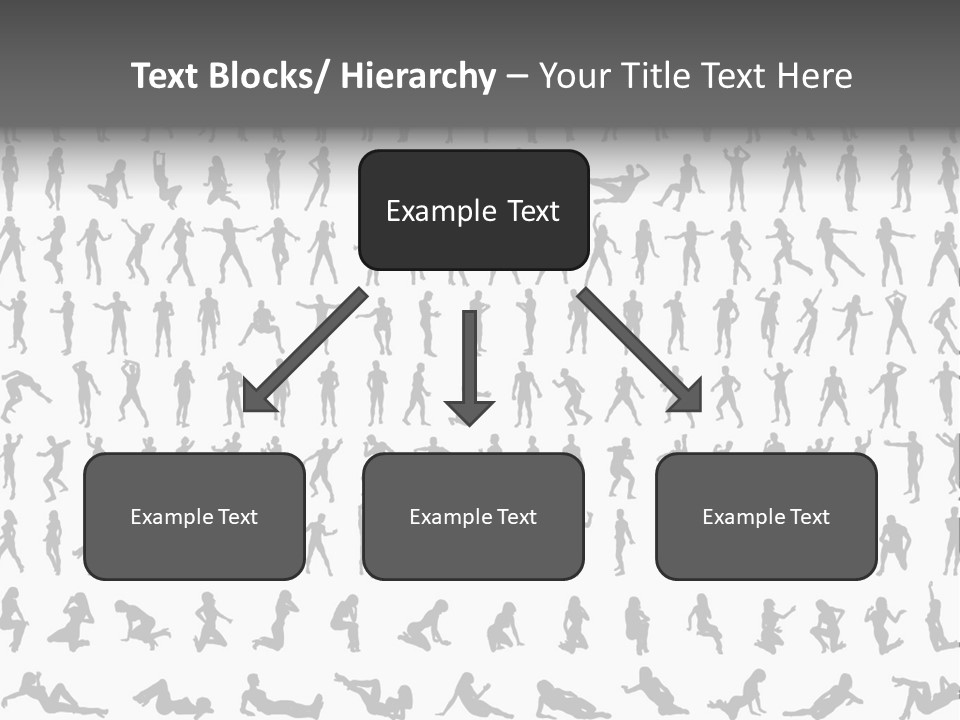 Girl Posing Element PowerPoint Template