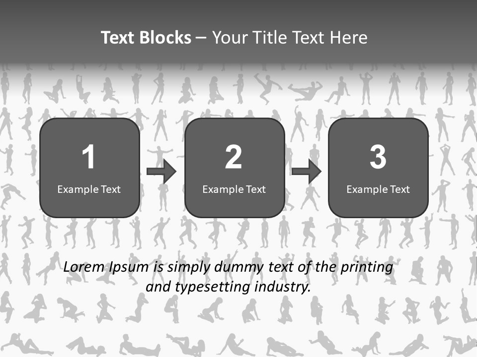 Girl Posing Element PowerPoint Template