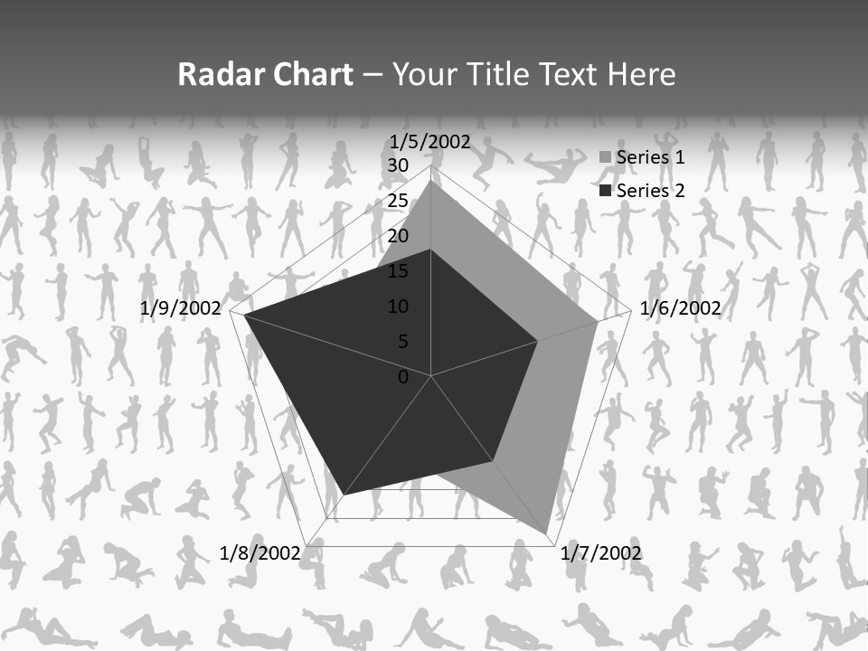 Girl Posing Element PowerPoint Template