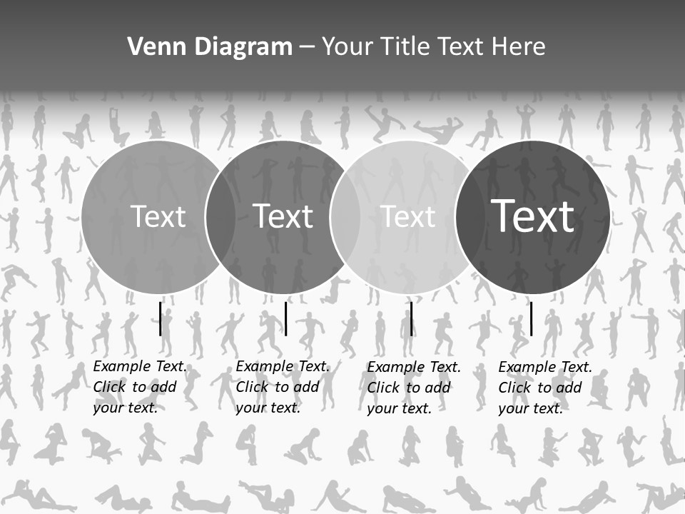 Girl Posing Element PowerPoint Template