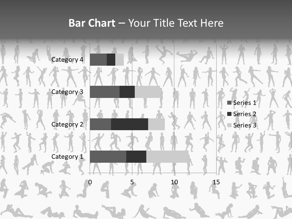 Girl Posing Element PowerPoint Template