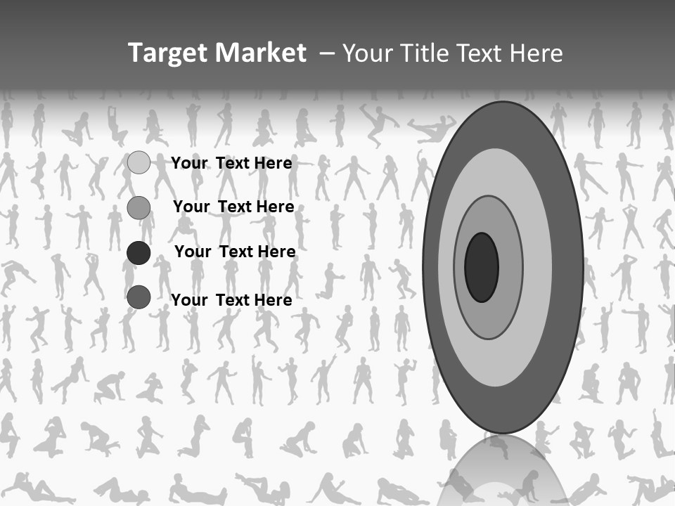 Girl Posing Element PowerPoint Template