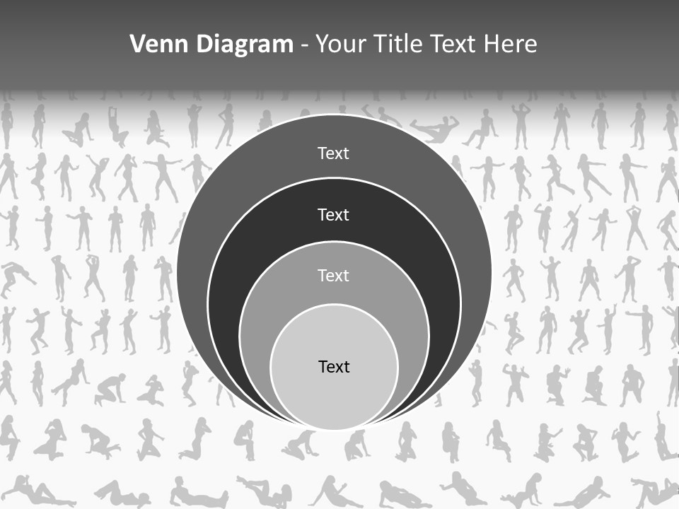 Girl Posing Element PowerPoint Template