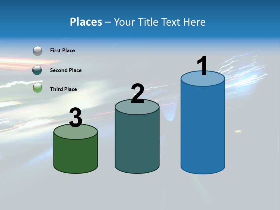 Accelerated Asphalt Traffic PowerPoint Template