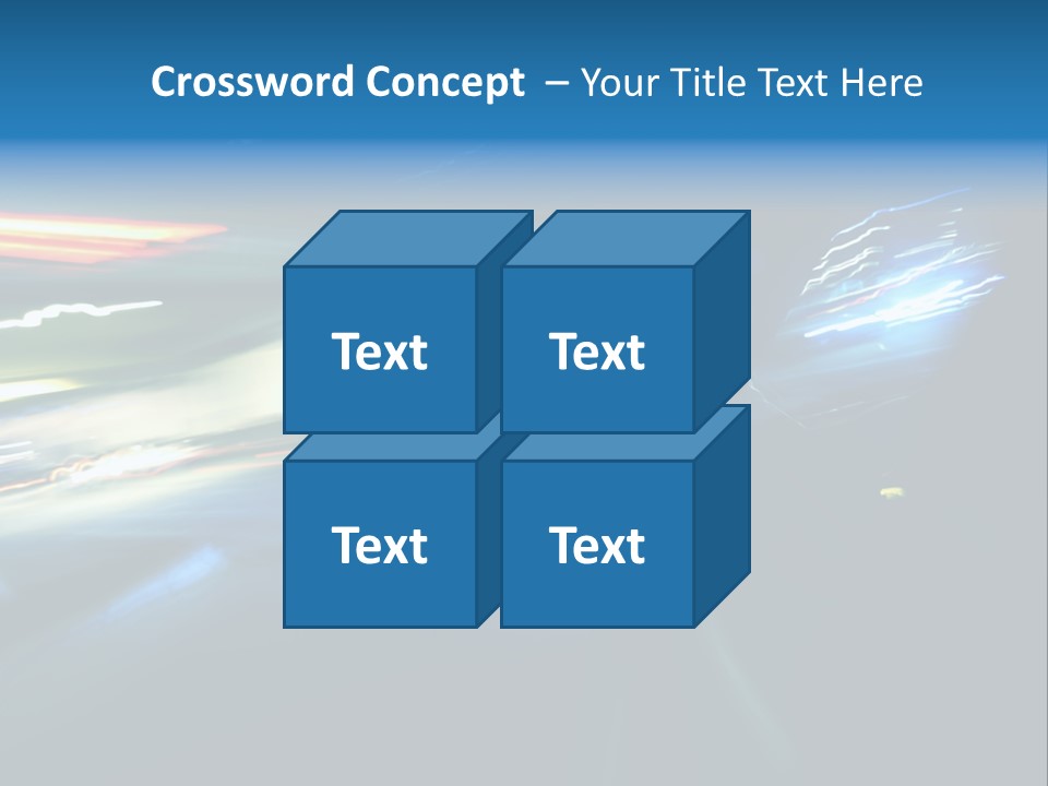 Accelerated Asphalt Traffic PowerPoint Template