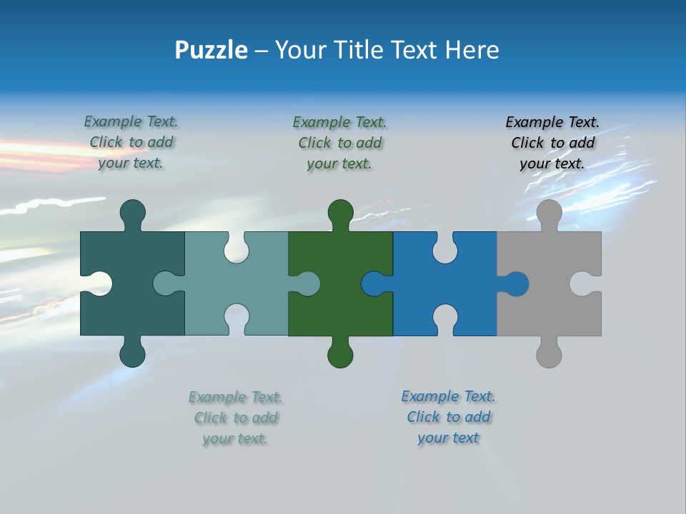 Accelerated Asphalt Traffic PowerPoint Template