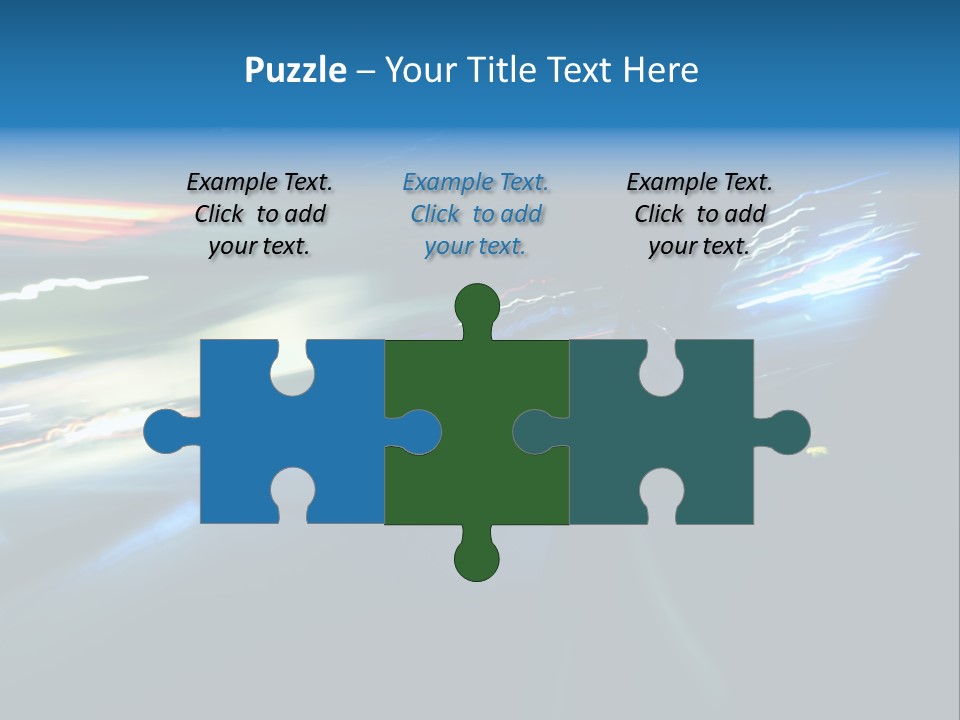 Accelerated Asphalt Traffic PowerPoint Template