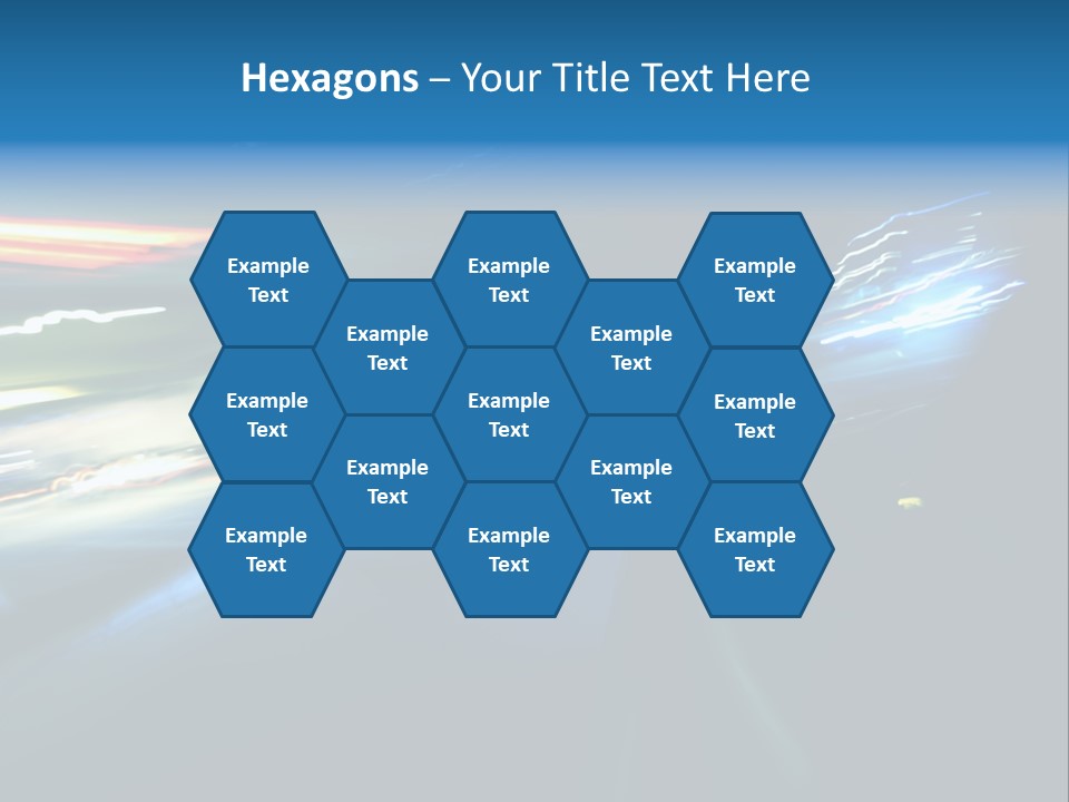 Accelerated Asphalt Traffic PowerPoint Template