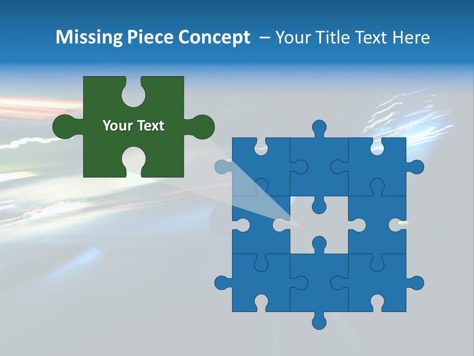 Accelerated Asphalt Traffic PowerPoint Template