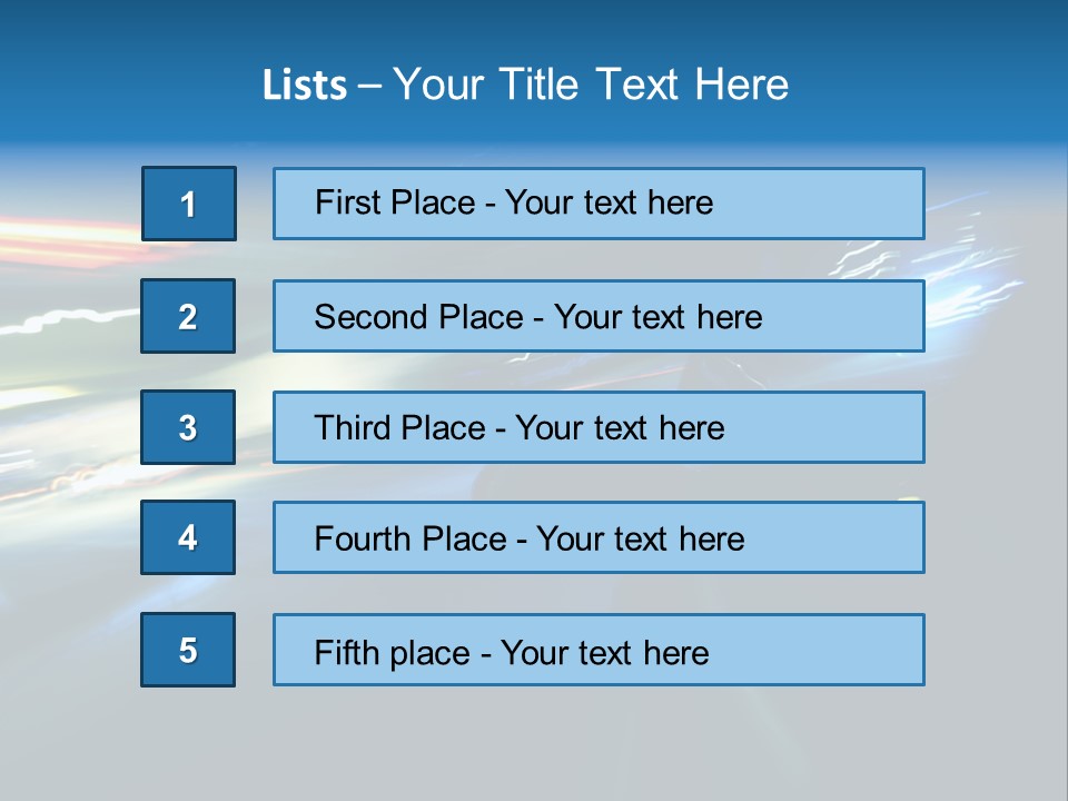 Accelerated Asphalt Traffic PowerPoint Template