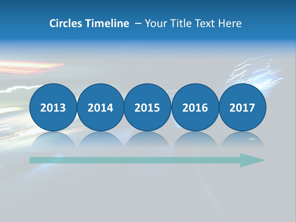Accelerated Asphalt Traffic PowerPoint Template