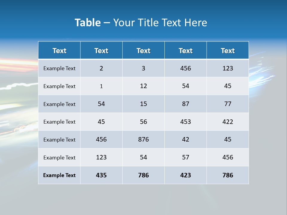 Accelerated Asphalt Traffic PowerPoint Template