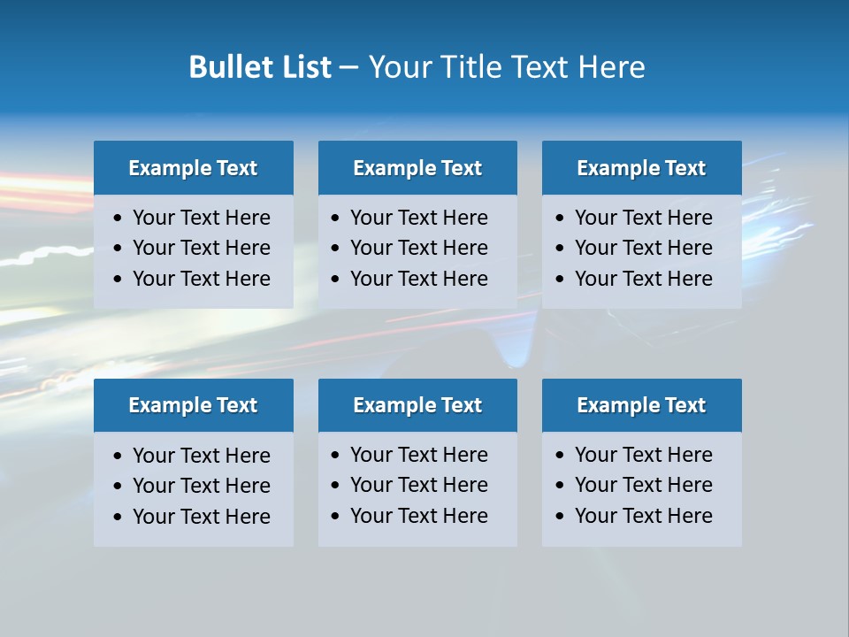 Accelerated Asphalt Traffic PowerPoint Template