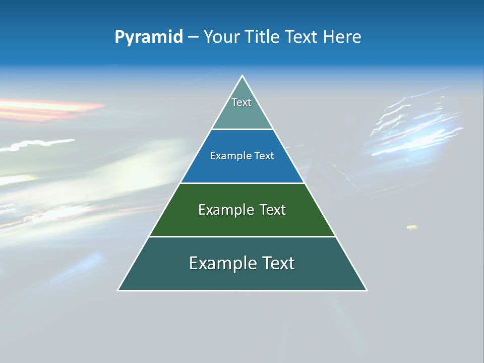Accelerated Asphalt Traffic PowerPoint Template