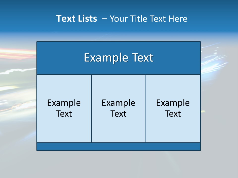 Accelerated Asphalt Traffic PowerPoint Template