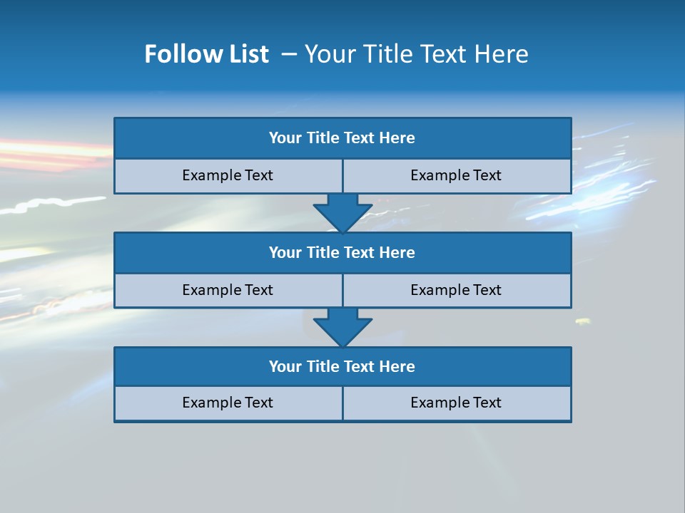 Accelerated Asphalt Traffic PowerPoint Template