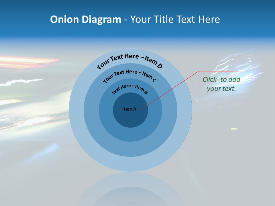 Accelerated Asphalt Traffic PowerPoint Template