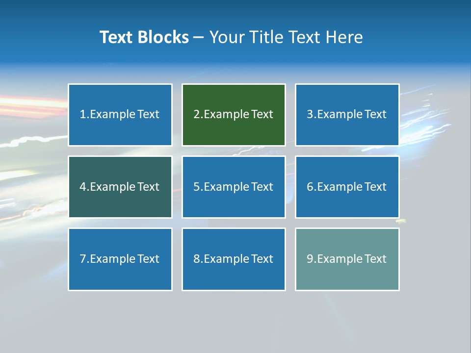 Accelerated Asphalt Traffic PowerPoint Template