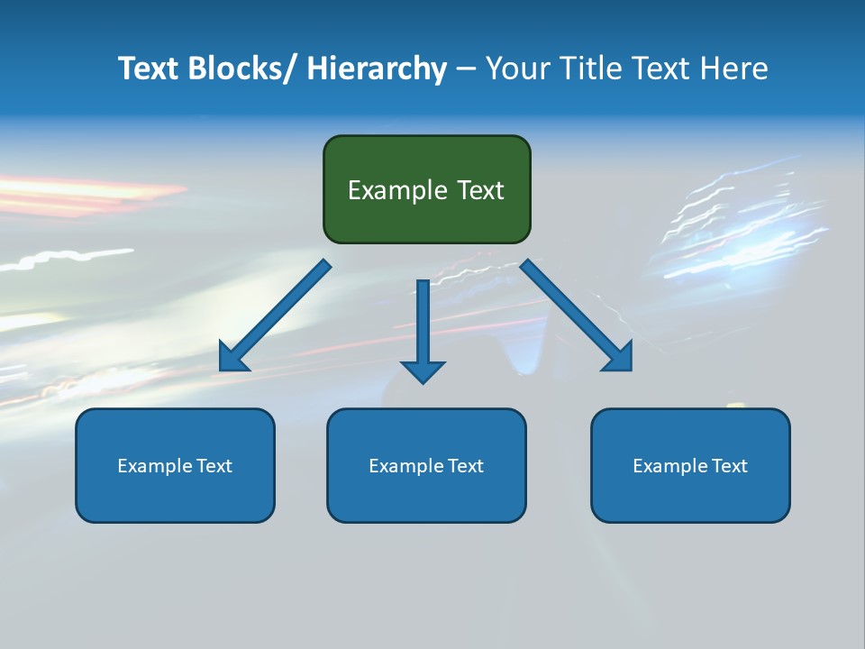Accelerated Asphalt Traffic PowerPoint Template