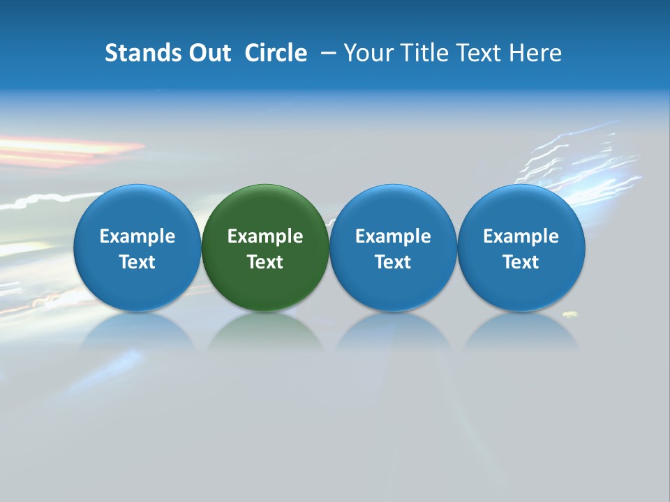 Accelerated Asphalt Traffic PowerPoint Template