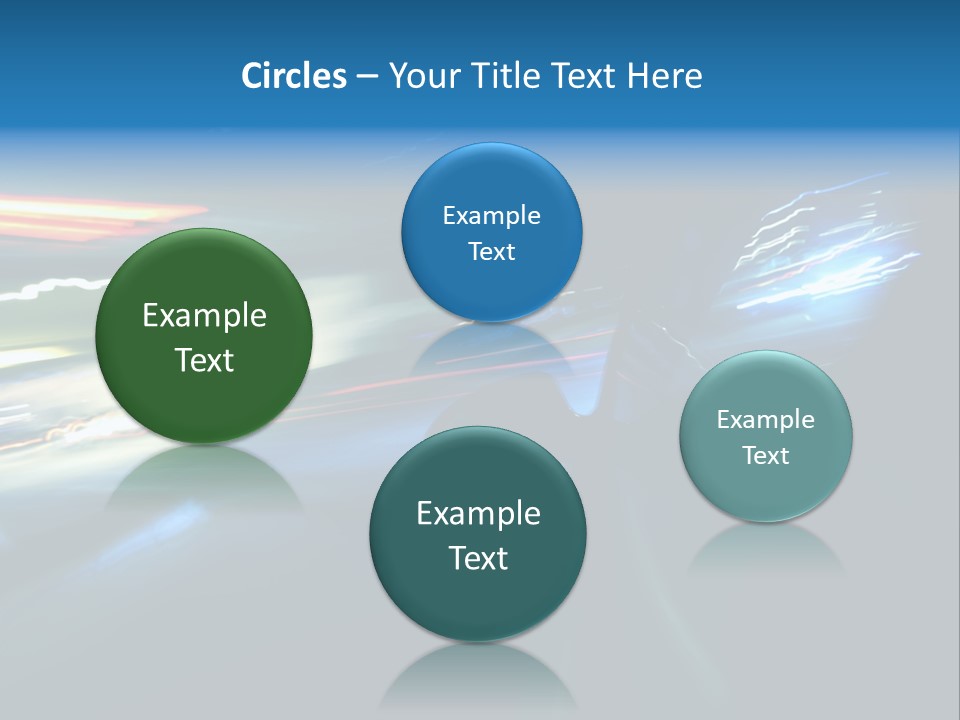 Accelerated Asphalt Traffic PowerPoint Template