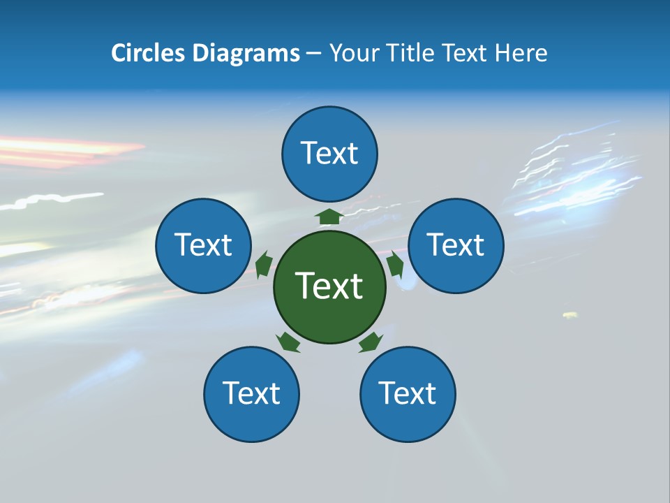 Accelerated Asphalt Traffic PowerPoint Template