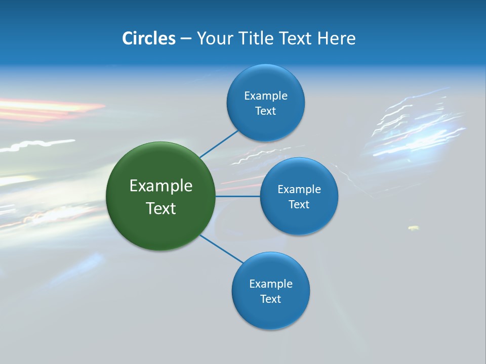 Accelerated Asphalt Traffic PowerPoint Template