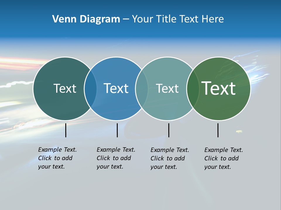 Accelerated Asphalt Traffic PowerPoint Template