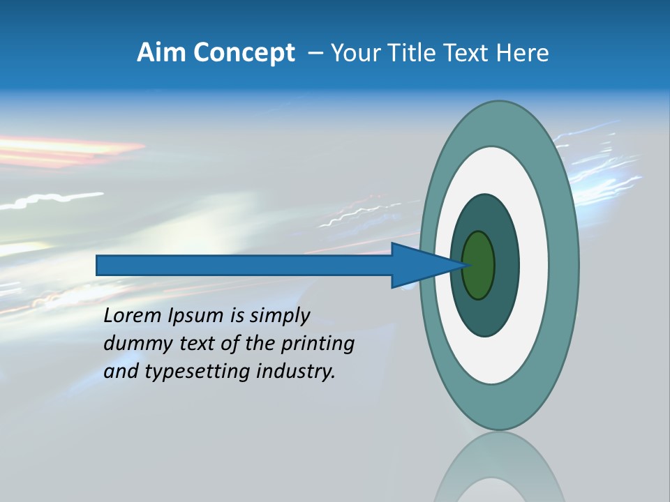 Accelerated Asphalt Traffic PowerPoint Template